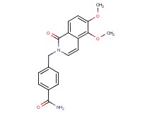 4-[(5,6-dimethoxy-1-oxoisoquinolin-2(1H)-yl)methyl]benzamide