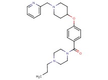 1-propyl-4-(4-{[1-(2-pyridinylmethyl)-4-piperidinyl]oxy}benzoyl)piperazine