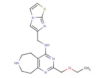 2-(ethoxymethyl)-N-(imidazo[2,1-b][1,3]thiazol-6-ylmethyl)-6,7,8,9-tetrahydro-5H-pyrimido[4,5-d]azepin-4-amine hydrochloride