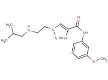 1-[2-(isobutylamino)ethyl]-N-(3-methoxyphenyl)-1H-1,2,3-triazole-4-carboxamide