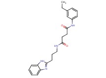 N-[3-(1H-benzimidazol-2-yl)propyl]-N'-(3-ethylphenyl)succinamide