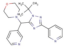 4-[(1-tert-butyl-3-pyridin-3-yl-1H-1,2,4-triazol-5-yl)(pyridin-3-yl)methyl]morpholine