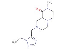 8-[(1-ethyl-1H-1,2,4-triazol-5-yl)methyl]-2-methylhexahydro-2H-pyrazino[1,2-a]pyrazin-1(6H)-one