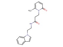 N-[2-(1H-indol-1-yl)ethyl]-3-(6-methyl-2-oxopyridin-1(2H)-yl)propanamide