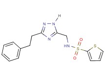 N-{[3-(2-phenylethyl)-1H-1,2,4-triazol-5-yl]methyl}thiophene-2-sulfonamide
