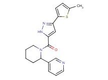 3-(1-{[3-(5-methyl-2-thienyl)-1H-pyrazol-5-yl]carbonyl}piperidin-2-yl)pyridine