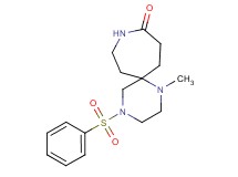 1-methyl-4-(phenylsulfonyl)-1,4,9-triazaspiro[5.6]dodecan-10-one
