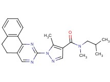 1-(5,6-dihydrobenzo[h]quinazolin-2-yl)-N-isobutyl-N,5-dimethyl-1H-pyrazole-4-carboxamide