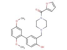 3-{[4-(2-furoyl)-1-piperazinyl]methyl}-2',5'-dimethoxy-4-biphenylol