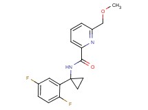 N-[1-(2,5-difluorophenyl)cyclopropyl]-6-(methoxymethyl)pyridine-2-carboxamide