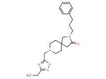 8-[(3-ethyl-1,2,4-oxadiazol-5-yl)methyl]-2-(3-phenylpropyl)-2,8-diazaspiro[4.5]decan-3-one
