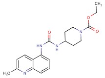 ethyl 4-({[(2-methylquinolin-5-yl)amino]carbonyl}amino)piperidine-1-carboxylate