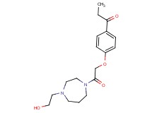 1-(4-{2-[4-(2-hydroxyethyl)-1,4-diazepan-1-yl]-2-oxoethoxy}phenyl)propan-1-one