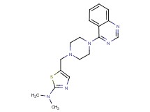 N,N-dimethyl-5-{[4-(4-quinazolinyl)-1-piperazinyl]methyl}-1,3-thiazol-2-amine
