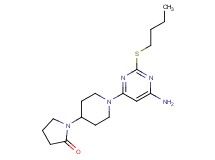 1-{1-[6-amino-2-(butylthio)pyrimidin-4-yl]piperidin-4-yl}pyrrolidin-2-one