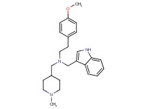 (1H-indol-3-ylmethyl)[2-(4-methoxyphenyl)ethyl][(1-methyl-4-piperidinyl)methyl]amine