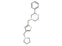 2-phenyl-4-{[4-(pyrrolidin-1-ylmethyl)-2-thienyl]methyl}morpholine