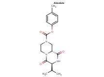 4-methylphenyl (7S,9aR)-7-isopropyl-6,9-dioxooctahydro-2H-pyrazino[1,2-a]pyrazine-2-carboxylate
