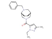 (1R*,5R*)-6-benzyl-3-[(1-ethyl-3-methyl-1H-pyrazol-5-yl)carbonyl]-3,6-diazabicyclo[3.2.2]nonane