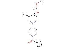 (3R*,4R*)-1'-(cyclobutylcarbonyl)-4-(2-methoxyethyl)-3-methyl-1,4'-bipiperidin-4-ol