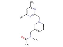 N-({1-[(4,6-dimethylpyrimidin-2-yl)methyl]-1,2,5,6-tetrahydropyridin-3-yl}methyl)-N-methylacetamide
