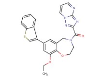 7-(1-benzothien-3-yl)-9-ethoxy-4-([1,2,4]triazolo[1,5-a]pyrimidin-2-ylcarbonyl)-2,3,4,5-tetrahydro-1,4-benzoxazepine