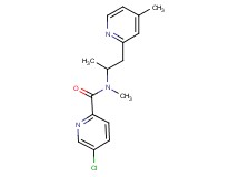5-chloro-N-methyl-N-[1-methyl-2-(4-methylpyridin-2-yl)ethyl]pyridine-2-carboxamide