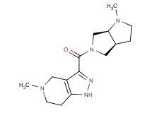 5-methyl-3-{[(3aS,6aS)-1-methylhexahydropyrrolo[3,4-b]pyrrol-5(1H)-yl]carbonyl}-4,5,6,7-tetrahydro-1H-pyrazolo[4,3-c]pyridine