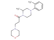4-{3-[2-methyl-4-(2-methylphenyl)-1-piperazinyl]-3-oxopropyl}morpholine