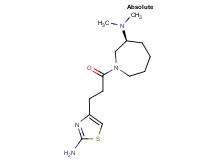 (3S)-1-[3-(2-amino-1,3-thiazol-4-yl)propanoyl]-N,N-dimethylazepan-3-amine