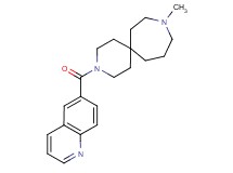 9-methyl-3-(quinolin-6-ylcarbonyl)-3,9-diazaspiro[5.6]dodecane