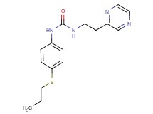 N-[4-(propylthio)phenyl]-N'-(2-pyrazin-2-ylethyl)urea