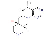 (4aS*,8aS*)-2-(5-isopropylpyrimidin-4-yl)octahydro-2,7-naphthyridin-4a(2H)-ol