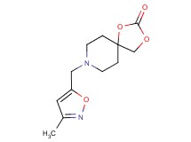 8-[(3-methylisoxazol-5-yl)methyl]-1,3-dioxa-8-azaspiro[4.5]decan-2-one