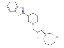 2-{[3-(1,3-benzothiazol-2-yl)-1-piperidinyl]methyl}-5,6,7,8-tetrahydro-4H-pyrazolo[1,5-a][1,4]diazepine dihydrochloride