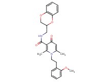 N-(2,3-dihydro-1,4-benzodioxin-2-ylmethyl)-1-[2-(2-methoxyphenyl)ethyl]-2,6-dimethyl-4-oxo-1,4-dihydro-3-pyridinecarboxamide