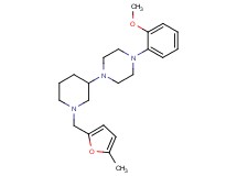 1-(2-methoxyphenyl)-4-{1-[(5-methyl-2-furyl)methyl]-3-piperidinyl}piperazine