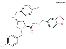 (4S)-N-[2-(1,3-benzodioxol-5-yl)ethyl]-1-(4-chlorobenzyl)-4-[(4-fluorobenzyl)amino]-L-prolinamide
