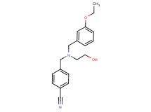 4-{[(3-ethoxybenzyl)(2-hydroxyethyl)amino]methyl}benzonitrile