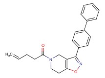 3-(4-biphenylyl)-5-(4-pentenoyl)-4,5,6,7-tetrahydroisoxazolo[4,5-c]pyridine