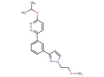 3-isopropoxy-6-{3-[1-(2-methoxyethyl)-1H-pyrazol-3-yl]phenyl}pyridazine