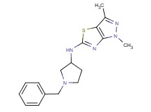 N-(1-benzylpyrrolidin-3-yl)-1,3-dimethyl-1H-pyrazolo[3,4-d][1,3]thiazol-5-amine