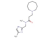 3-azocan-1-yl-N-methyl-N-[(4-methyl-1H-imidazol-2-yl)methyl]propanamide