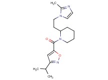 1-[(3-isopropylisoxazol-5-yl)carbonyl]-2-[2-(2-methyl-1H-imidazol-1-yl)ethyl]piperidine