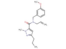 N-allyl-N-(3-methoxybenzyl)-1-methyl-3-propyl-1H-pyrazole-5-carboxamide