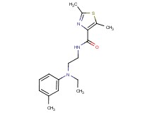 N-{2-[ethyl(3-methylphenyl)amino]ethyl}-2,5-dimethyl-1,3-thiazole-4-carboxamide