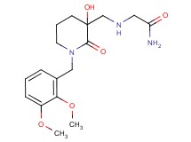 N~2~-{[1-(2,3-dimethoxybenzyl)-3-hydroxy-2-oxopiperidin-3-yl]methyl}glycinamide