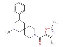 9-[(2,4-dimethyl-1,3-oxazol-5-yl)carbonyl]-2-methyl-4-phenyl-2,9-diazaspiro[5.5]undecane