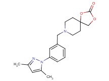 8-[3-(3,5-dimethyl-1H-pyrazol-1-yl)benzyl]-1,3-dioxa-8-azaspiro[4.5]decan-2-one