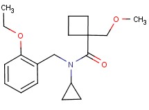 N-cyclopropyl-N-(2-ethoxybenzyl)-1-(methoxymethyl)cyclobutanecarboxamide